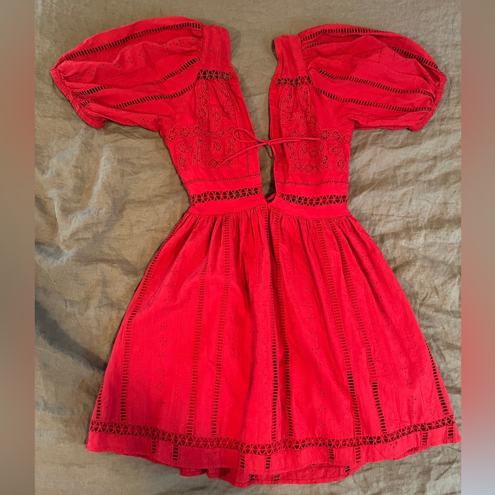 Urban Outfitters Vibrant Red Top